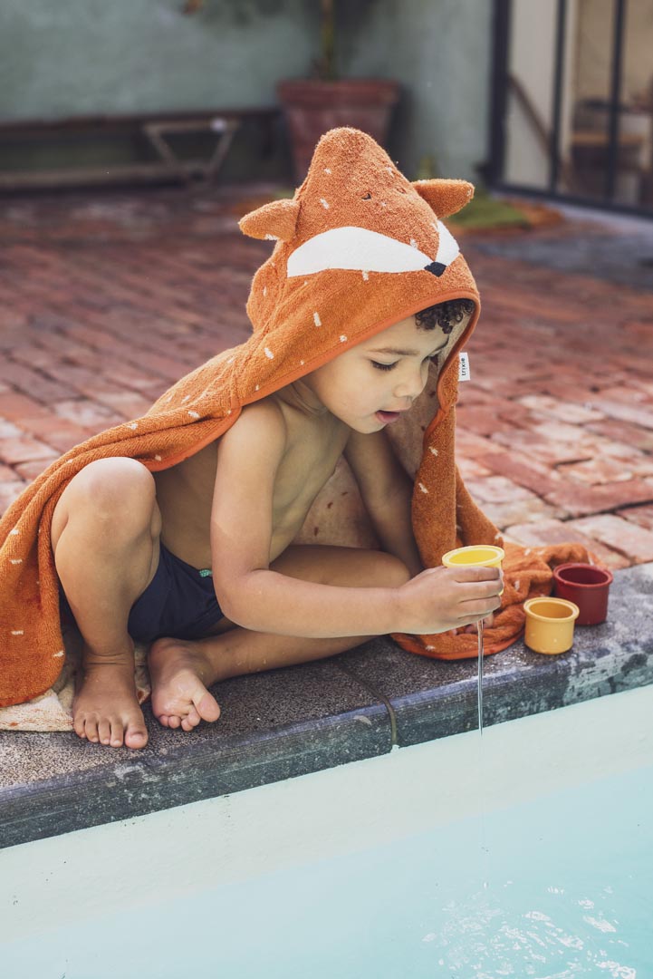 Hooded towel | 70x130cm - Mr. Fox